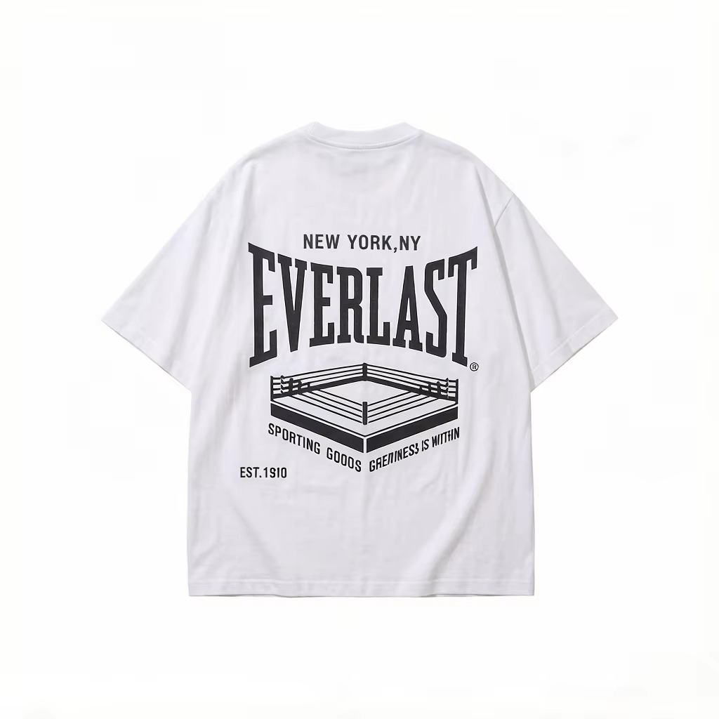 Streetwear Brand Rings - White Boxing Ring Heavyweight Brand T-Shirt