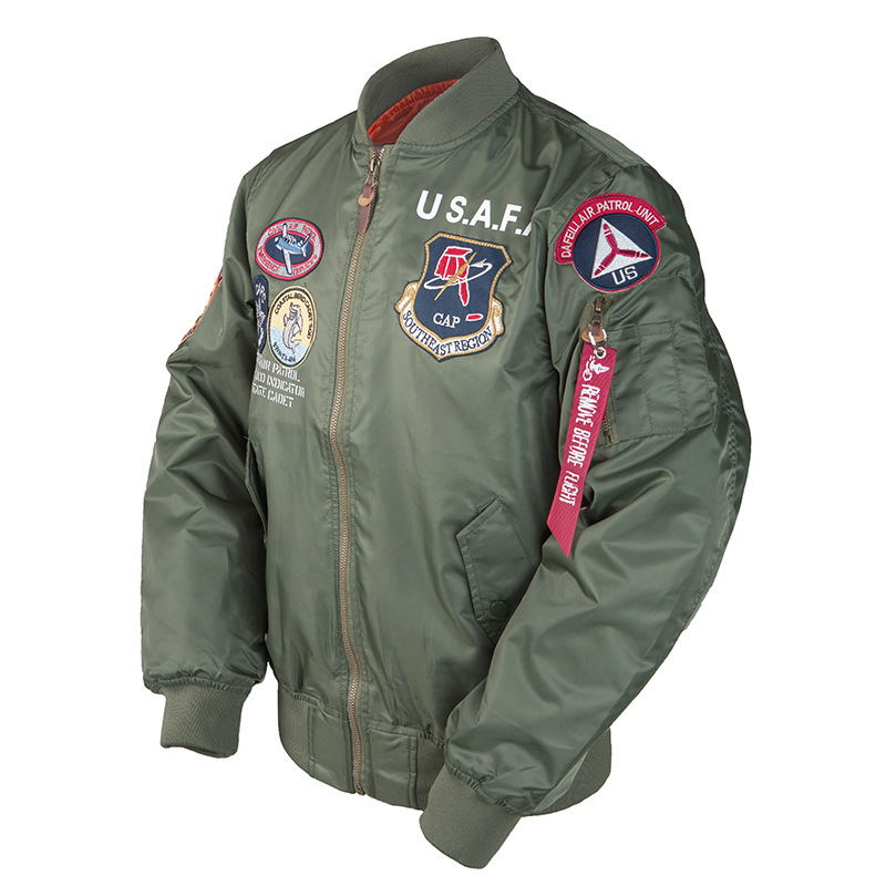 Streetwear Brand Vintage - 2027 Embroidered Military Patches vintage men