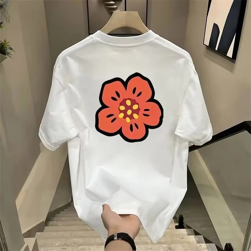 Streetwear Brand With Flowers - 2026 Cartoon Flower T-Shirt Men Women