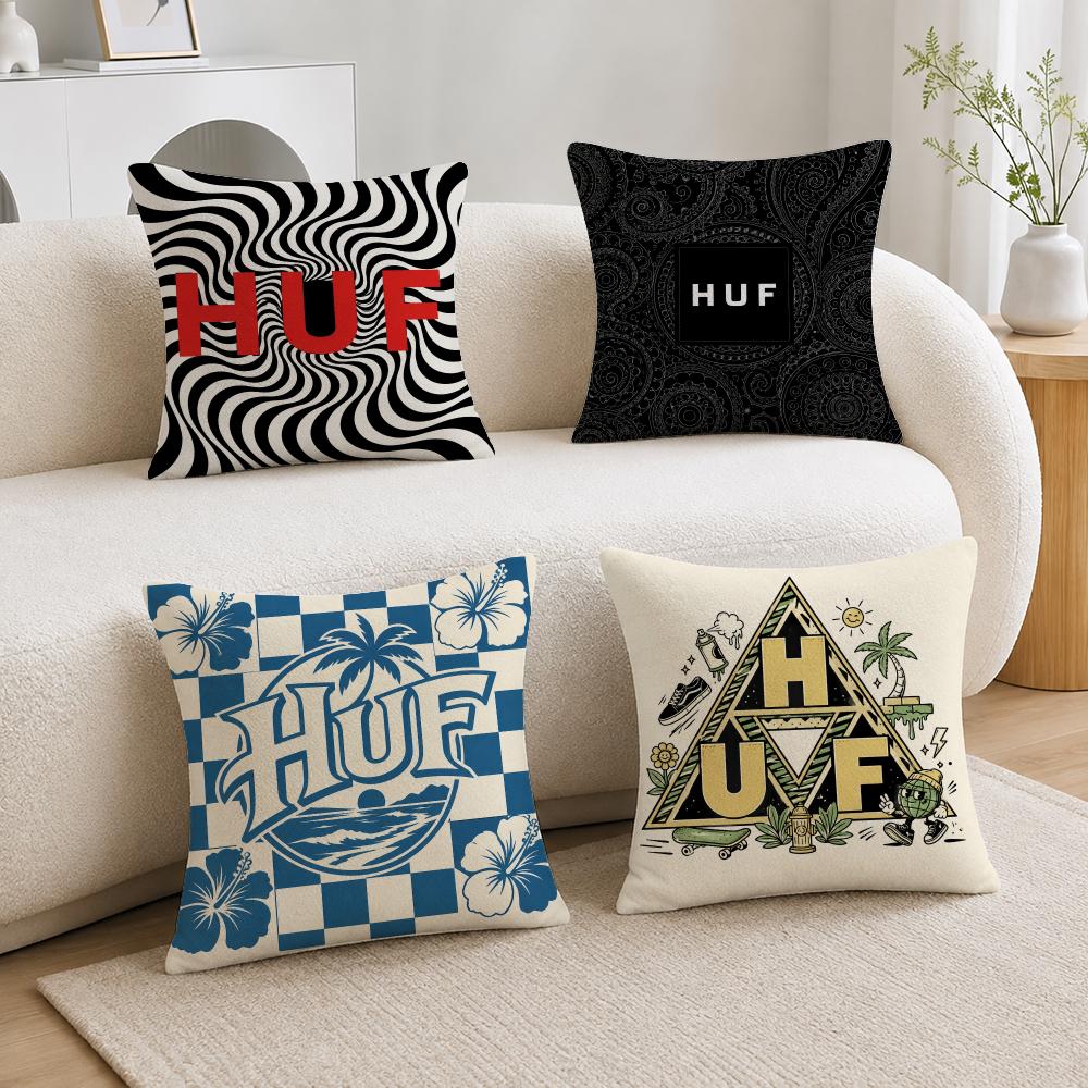 Streetwear Brand Home Decor - Streetwear Brand HUF Cushion Cover Soft