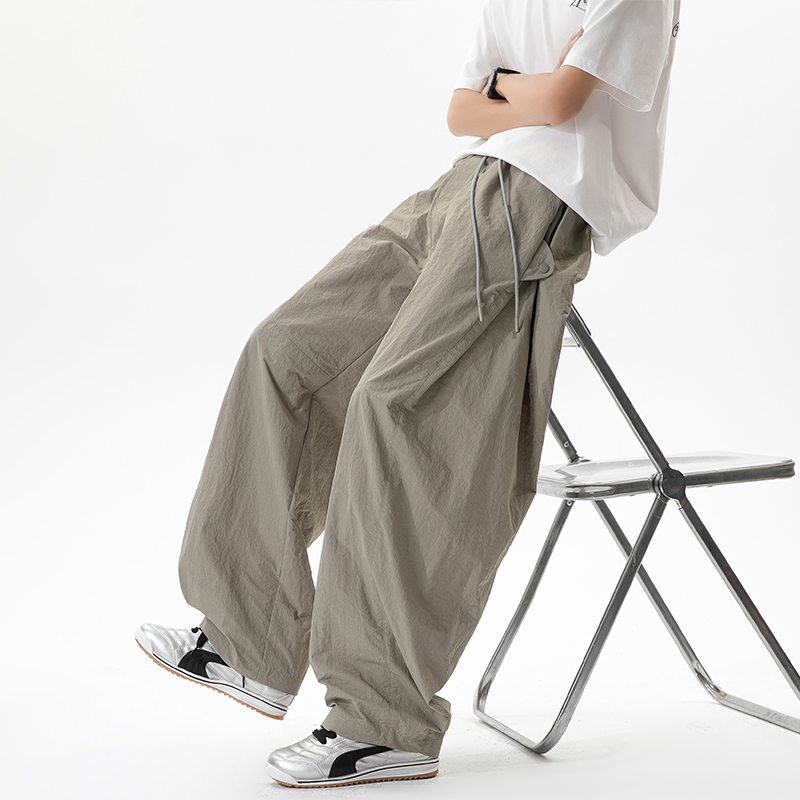 Streetwear Brand Joggers - Ice Silk Joggers Pants Men Summer