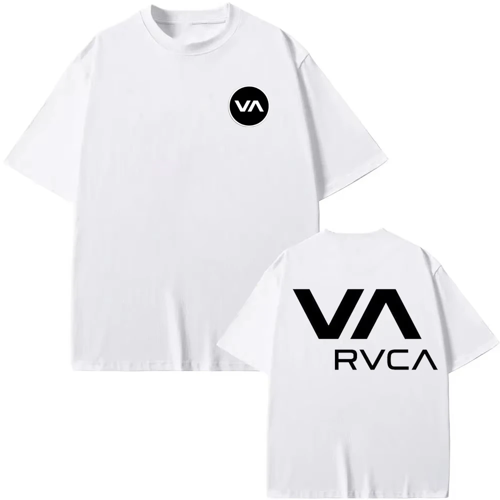 Women Streetwear Brand - RVCA T Shirt Black Tee Summer