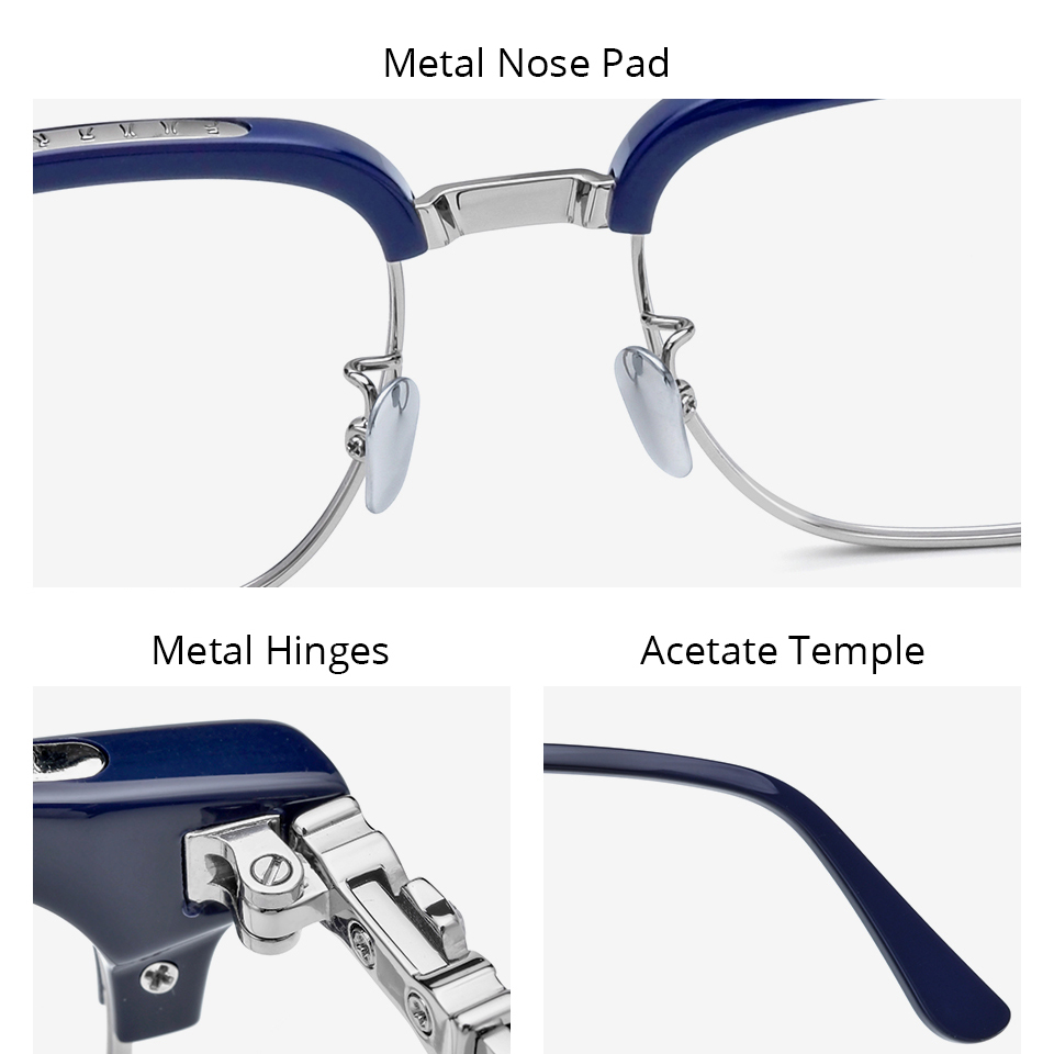 FONEX HEPIDEM Acetate Eyeglass - Chrome Hearts Ring ulasan dan harga