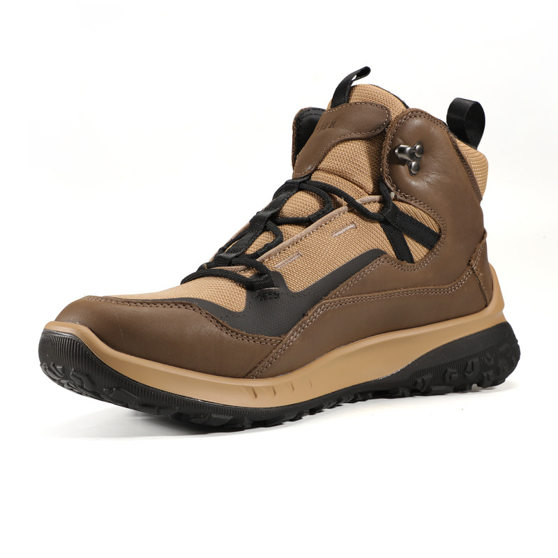High Top Leather Shoes Men Lux - Streetwear Brand Designer ulasan dan harga