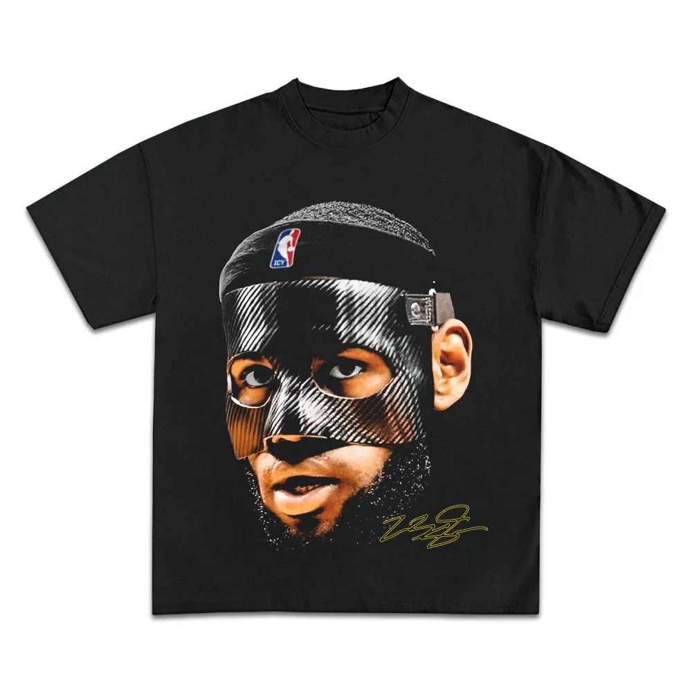 Lebron James Basketball Star T - Streetwear Brand Vintage ulasan dan harga