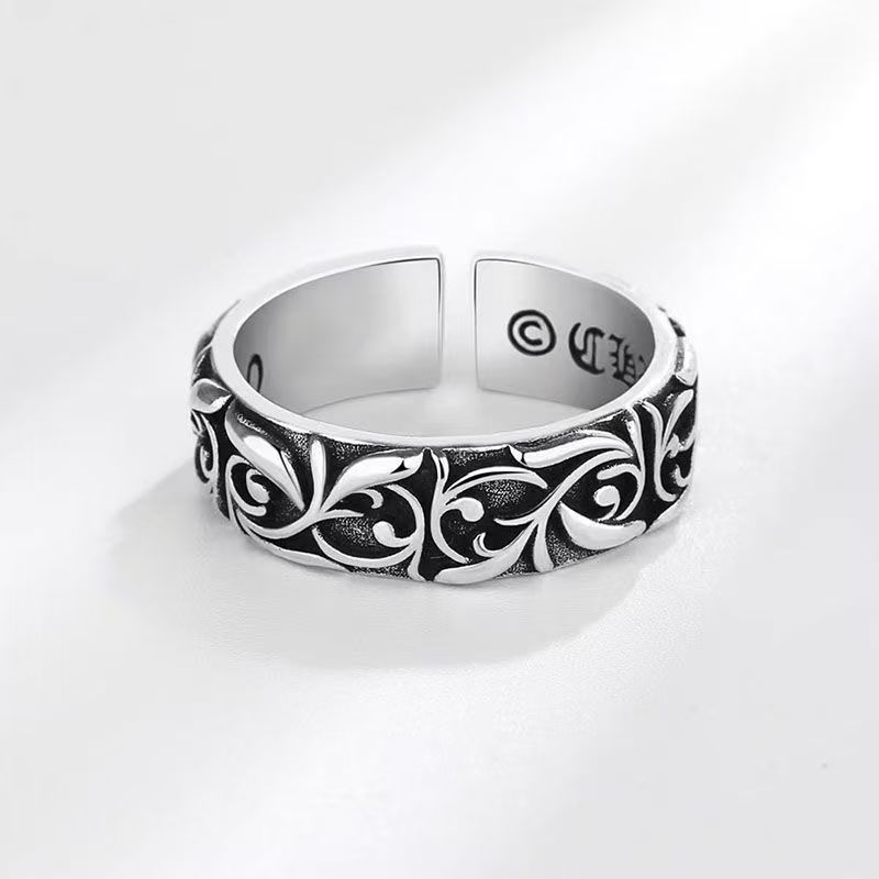 Retro Eternal Vine Rings Silve - Chrome Hearts Ring ulasan dan harga