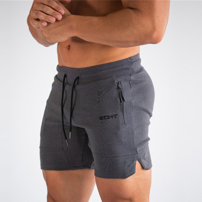 New Zip pocket men shorts Fitn - Streetwear Brand Joggers ulasan dan harga