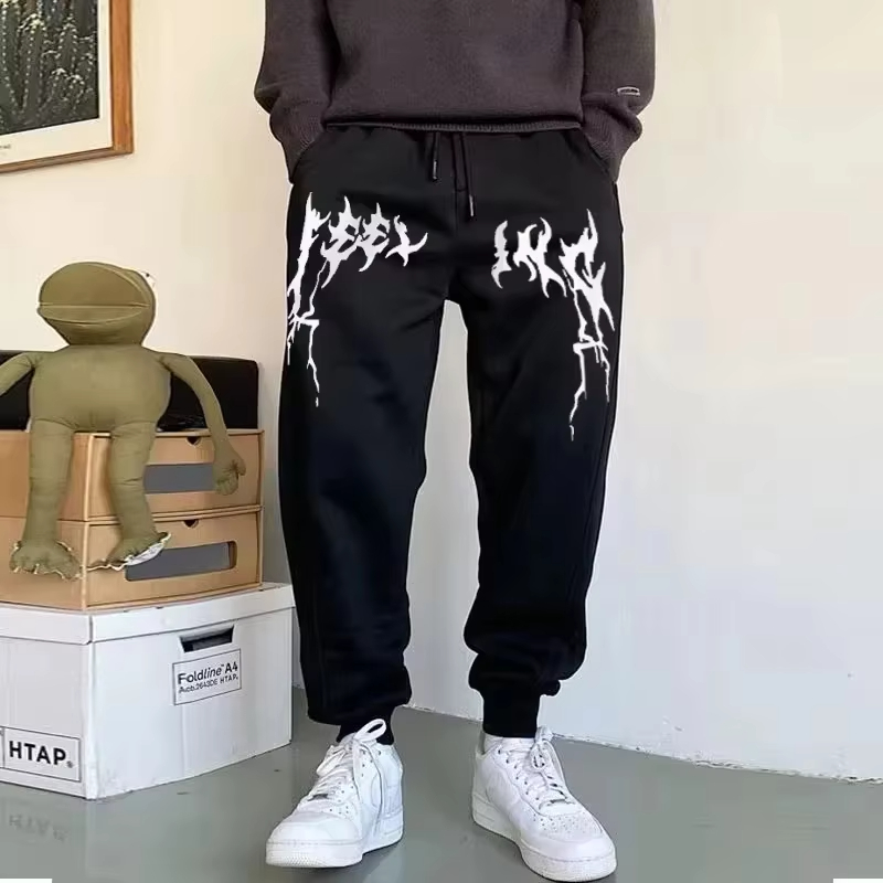 2025 Trend Men Sweatpants Over - Streetwear Brand Joggers ulasan dan harga