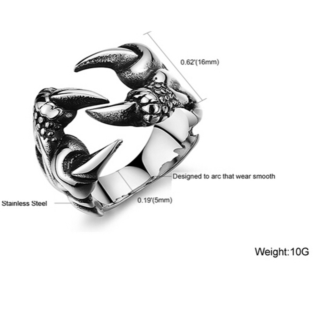 Fashion Accessories Punk Chrom - Chrome Hearts Ring ulasan dan harga