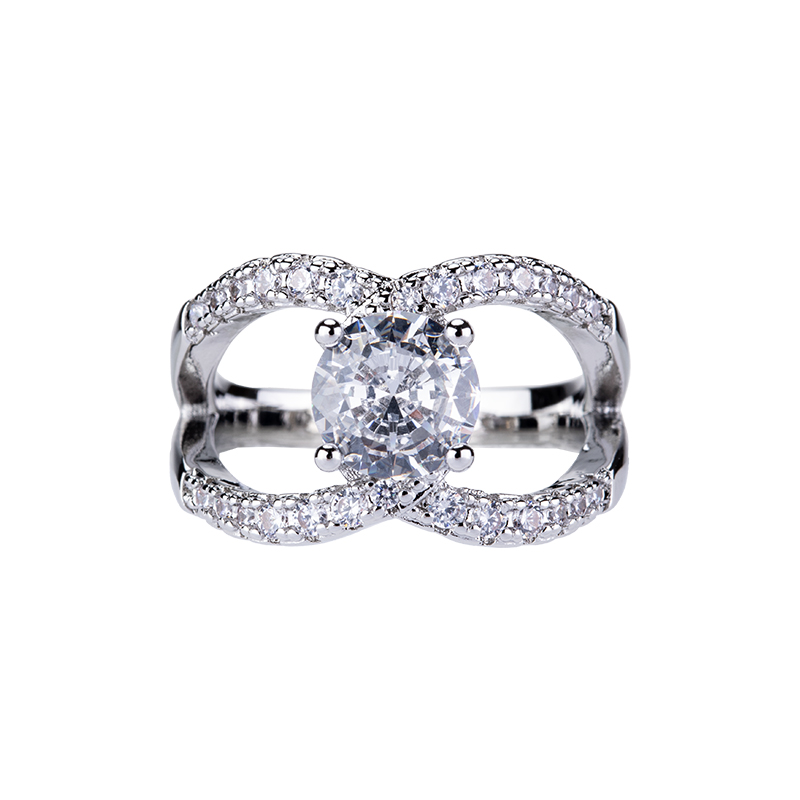 925 Sterling Silver Shiny Zirc - Streetwear Brand Rings ulasan dan harga