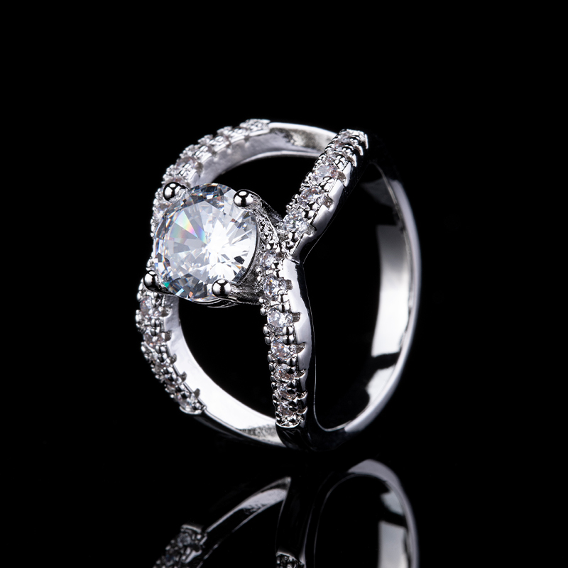 925 Sterling Silver Shiny Zirc - Streetwear Brand Rings ulasan dan harga