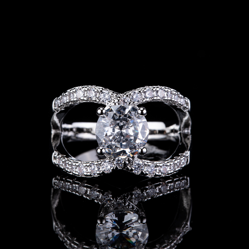 925 Sterling Silver Shiny Zirc - Streetwear Brand Rings ulasan dan harga