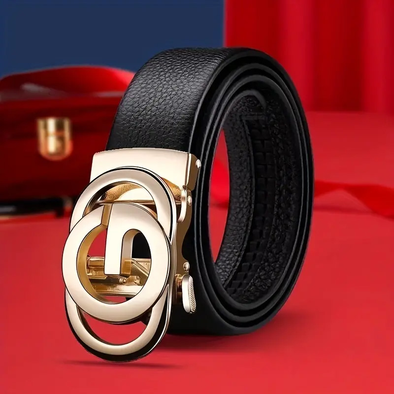Men's Business Belt - Genuine  - Off White Belt ulasan dan harga