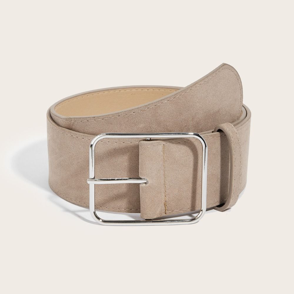 Maillard Styles Suede Leather  - Off White Belt ulasan dan harga