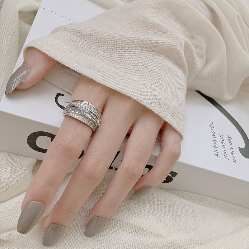 2025 New Silver Color Rhinesto - Chrome Hearts Ring ulasan dan harga