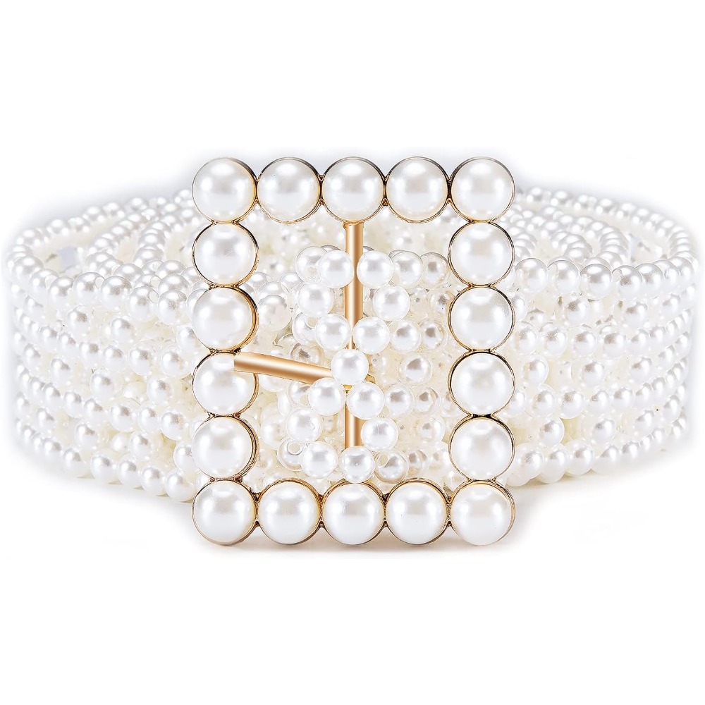 95cm long Pearl Belts Gift for - Off White Belt ulasan dan harga