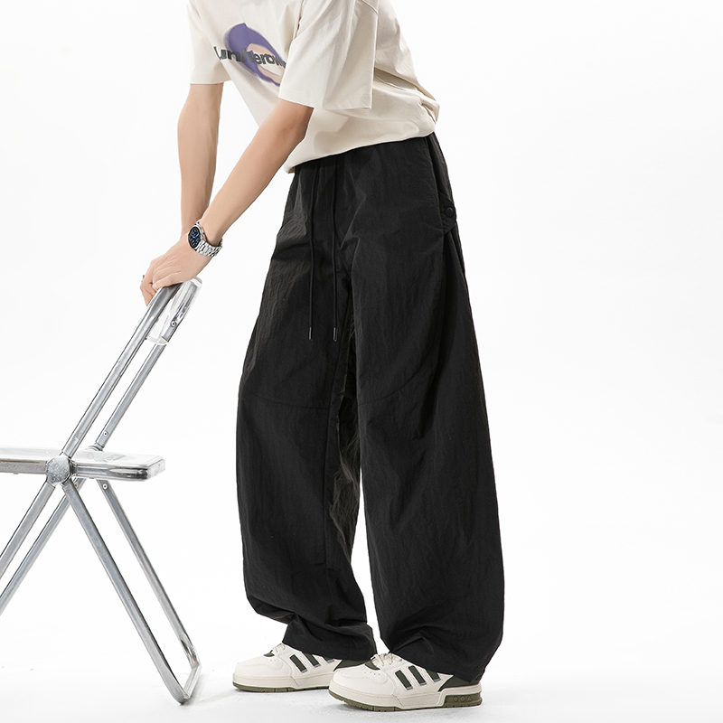 Ice Silk Joggers Pants Men Sum - Streetwear Brand Joggers ulasan dan harga
