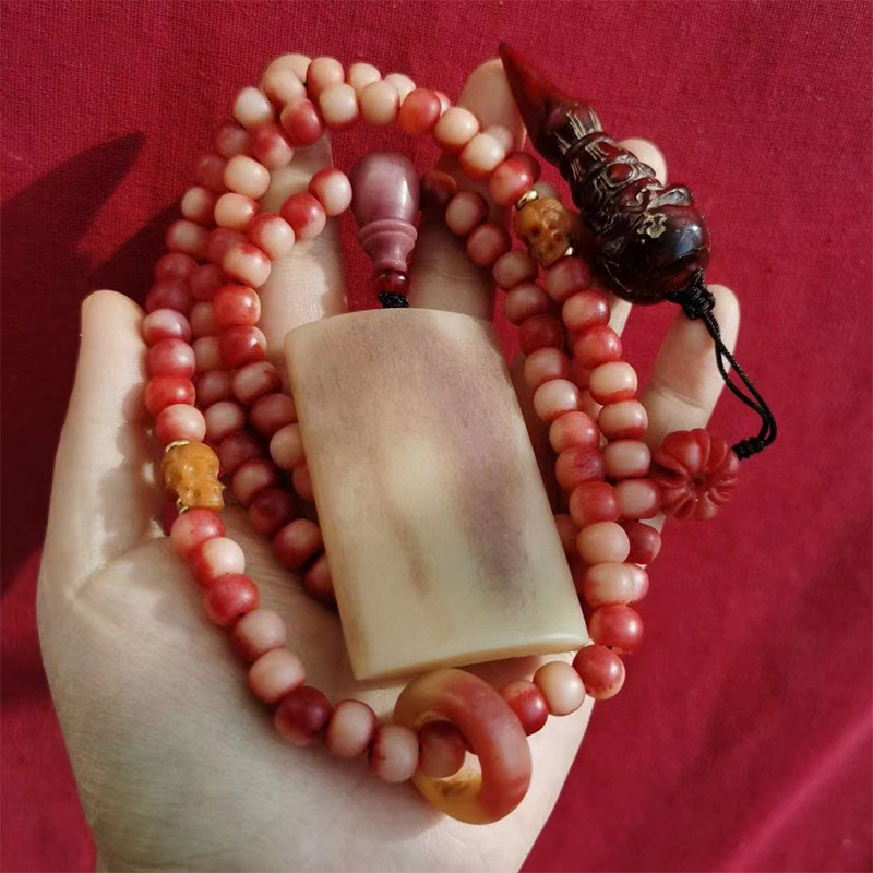 Blood Bone 108 Buddhist beads  - Chrome Hearts Ring ulasan dan harga