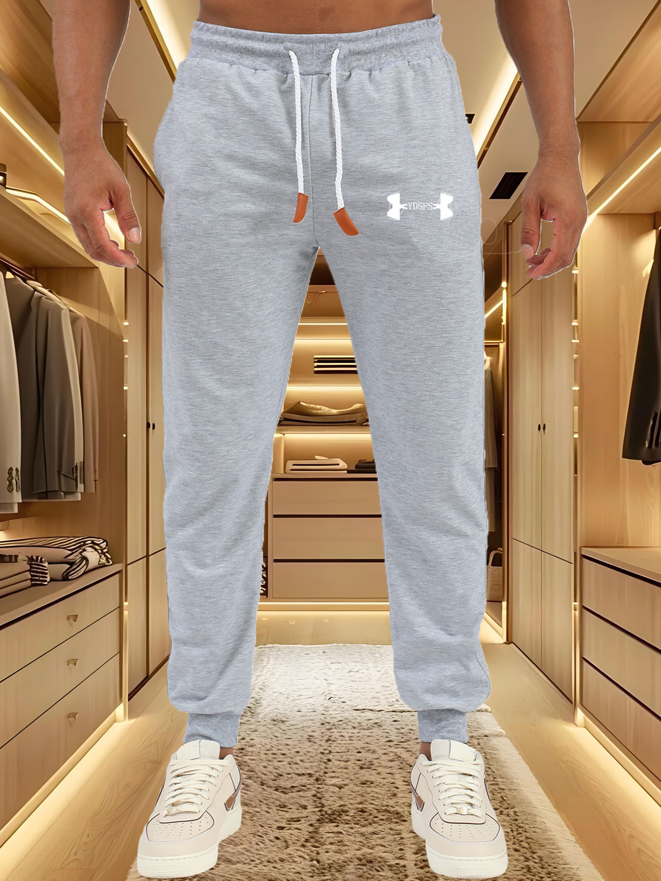 Men Jogger Pants Sport Brand L - Streetwear Brand Joggers ulasan dan harga