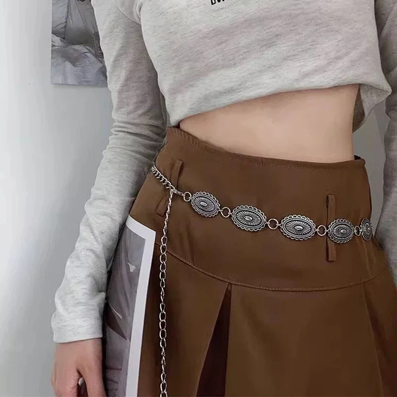 Ethnic style waist chain acces - Off White Belt ulasan dan harga