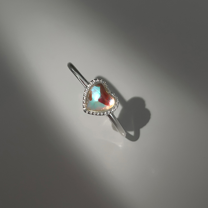 925 Sterling Silver Heart Zirc - Chrome Hearts Ring ulasan dan harga