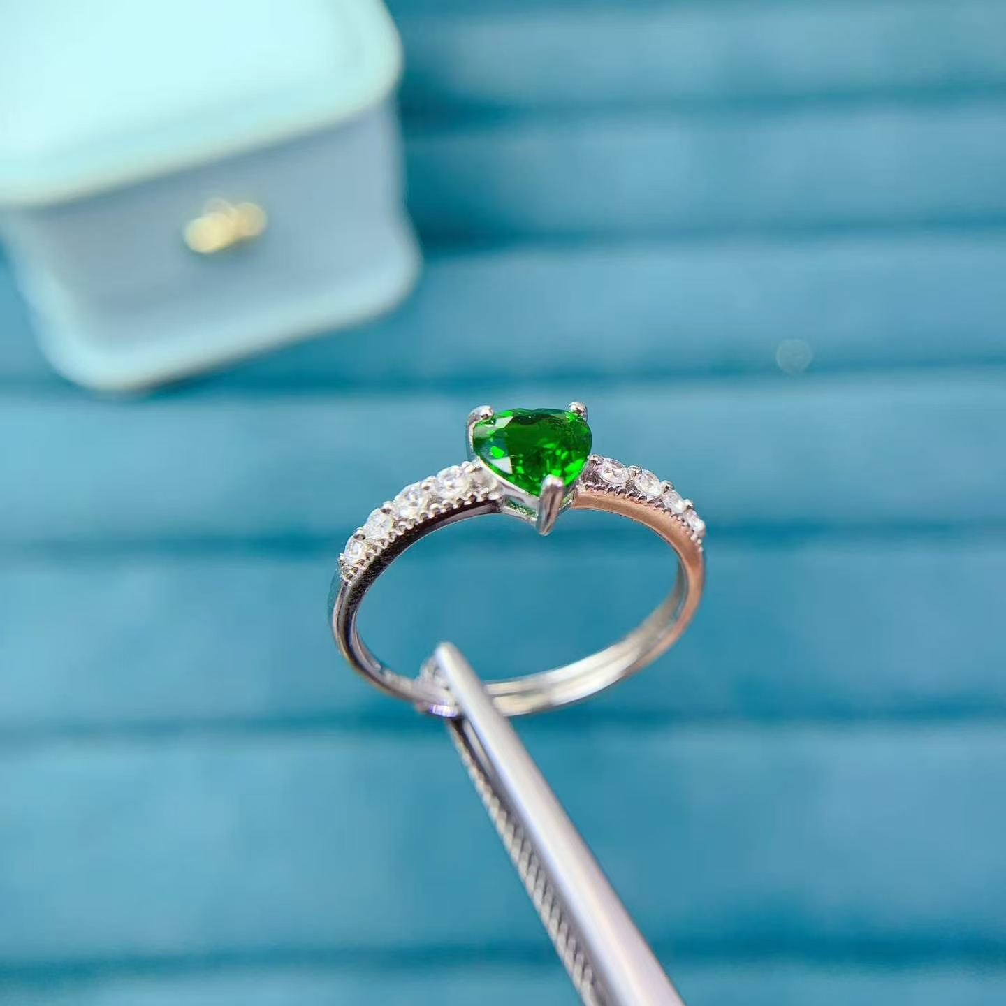 Pure 925 Silver Gemstone Ring  - Chrome Hearts Ring ulasan dan harga